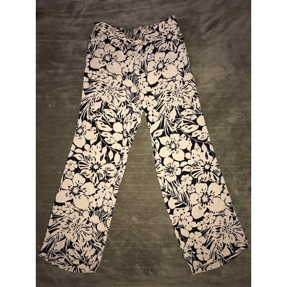 NINE West Floral Printed Pants - Picture 1 of 5